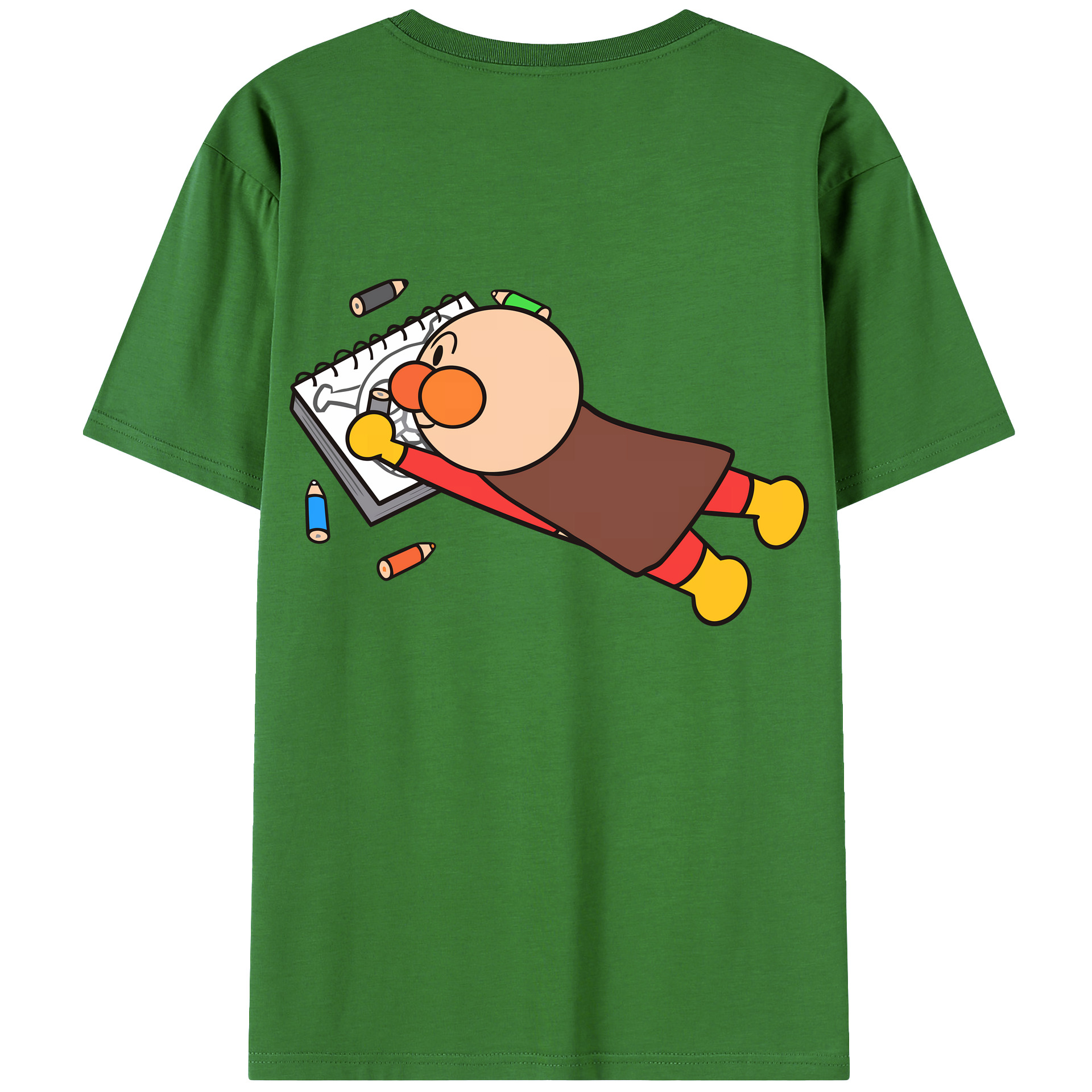 （画像用） アンパンマン Anpanman レディース半袖Tシャツ(バックプリント)
